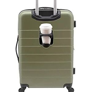 WRANGLER SMART LUGGAGE WITH CUP HOLDER AND USB PORT